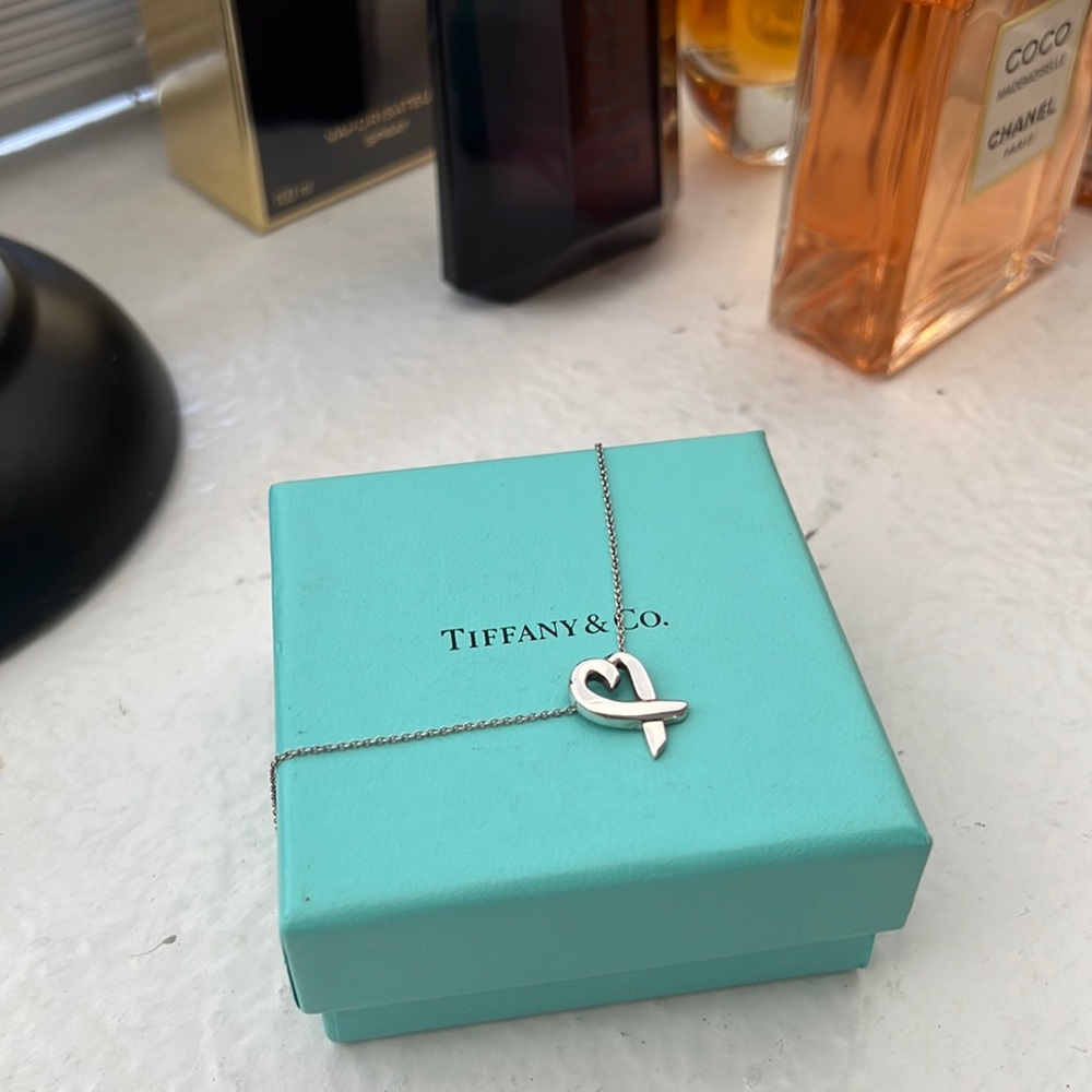 Tiffany and Co Paloma Picasso Loving Heart Pendant Necklace